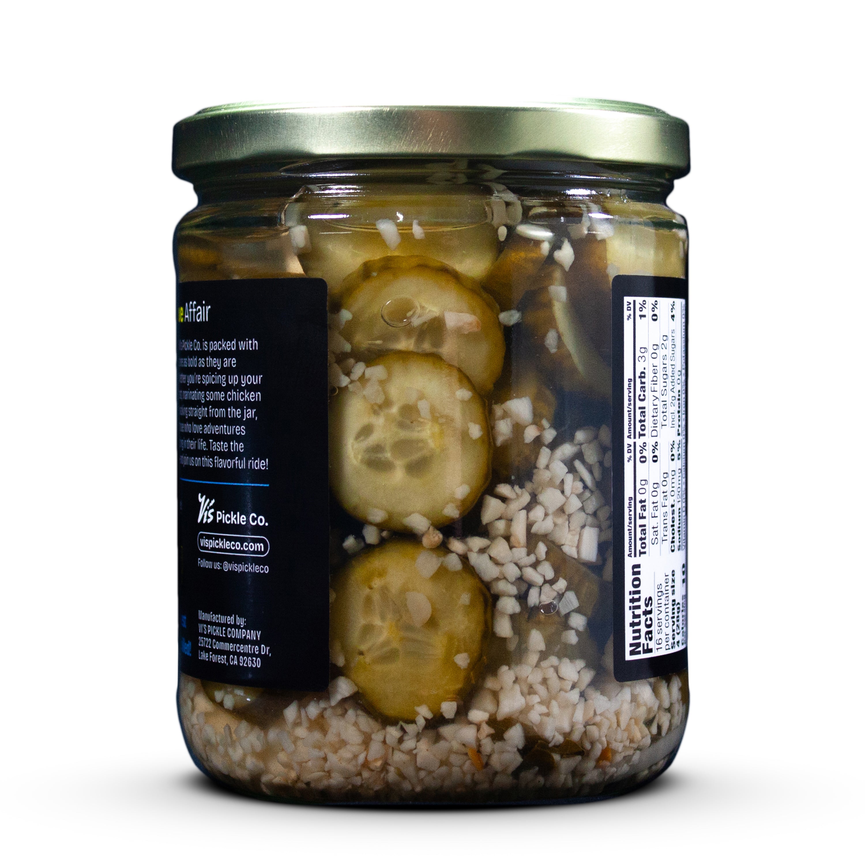 Sweet-ish Garlic Pickles